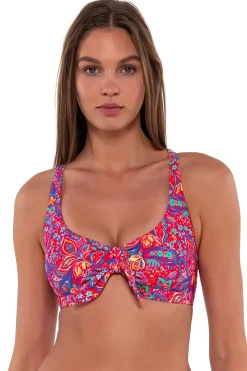 Sunsets Rue Paisley Brandi Bralette Top