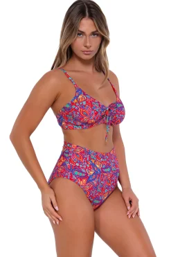 Sunsets Rue Paisley Hannah High Waist Bottom