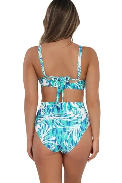 Sunsets Sea Breeze Sandbar Rib Hannah High Waist Bottom