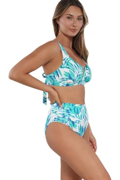 Sunsets Sea Breeze Sandbar Rib Hannah High Waist Bottom