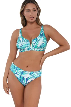 Sunsets Sea Breeze Sandbar Rib Hannah High Waist Bottom