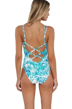 Sunsets Sea Breeze Sandbar Rib Veronica One Piece