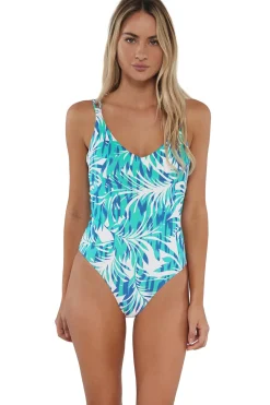 Sunsets Sea Breeze Sandbar Rib Veronica One Piece