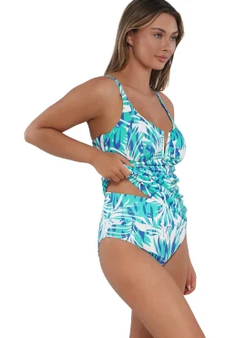 Sunsets Sea Breeze Sandbar Rib Zuri V-Wire Tankini Top