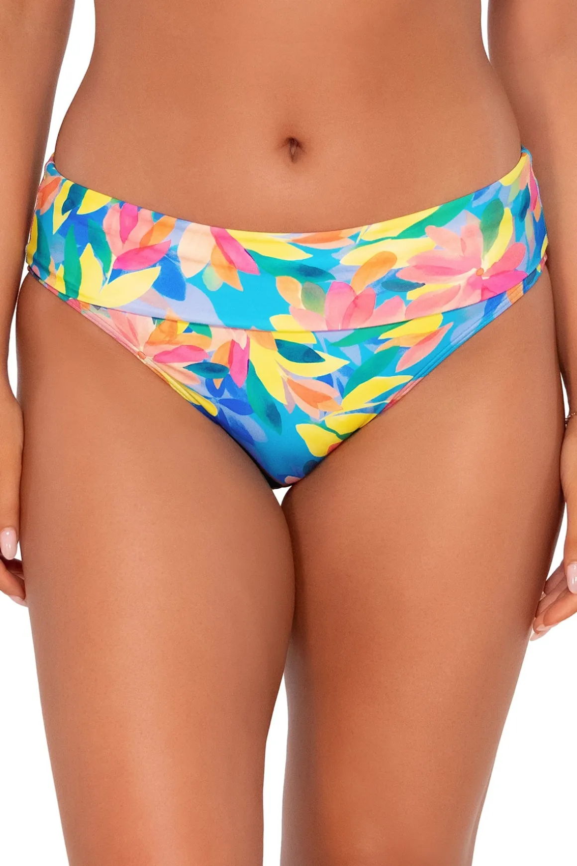 Sunsets Shoreline Petals Hannah High Waist Bottom