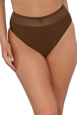 Sunsets Tiki Brown Annie High Waist Bottom