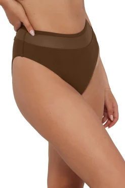 Sunsets Tiki Brown Annie High Waist Bottom