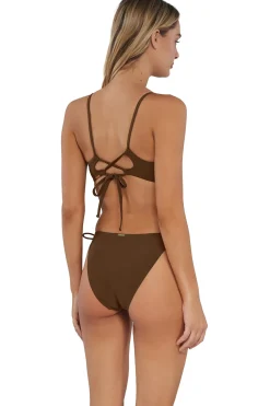 Sunsets Tiki Brown Everlee Tie Side Bottom