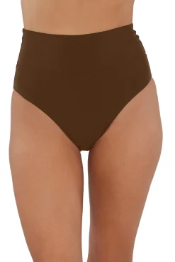 Sunsets Tiki Brown Hannah High Waist Bottom