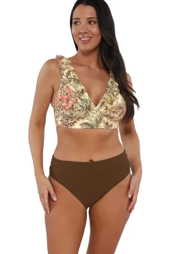 Sunsets Tiki Brown Hannah High Waist Bottom