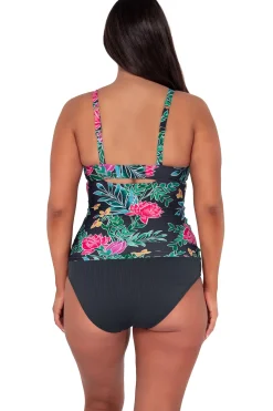 Sunsets Twilight Blooms Serena Tankini Top