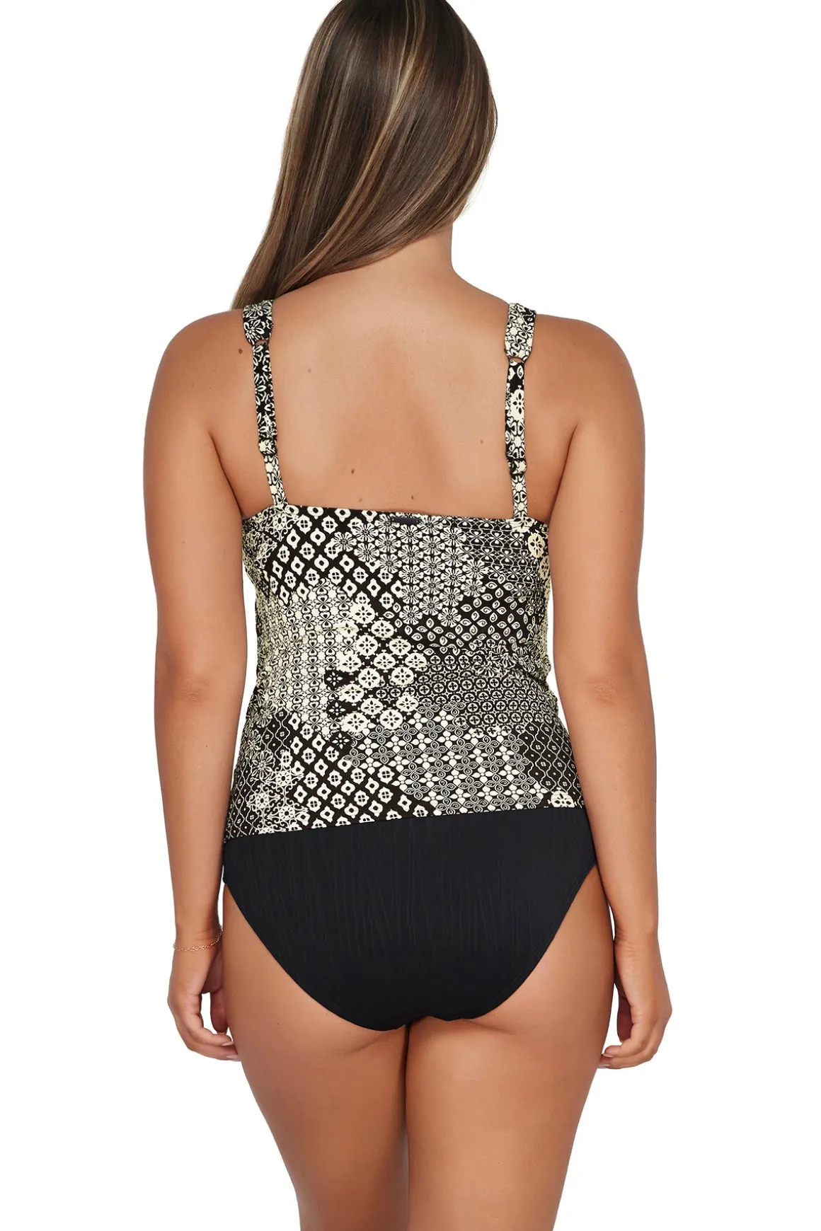 Sunsets Venice Seagrass Texture Elsie Tankini Top