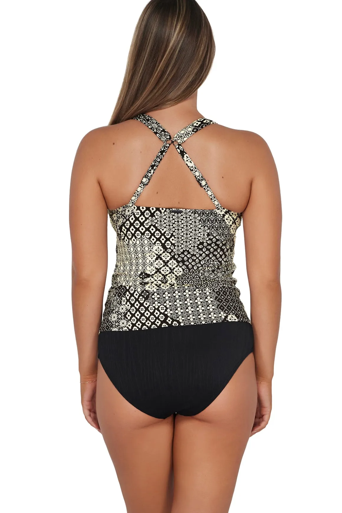 Sunsets Venice Seagrass Texture Elsie Tankini Top