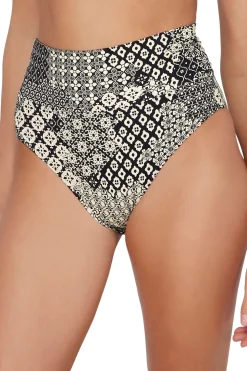 Sunsets Venice Seagrass Texture Hannah High Waist Bottom