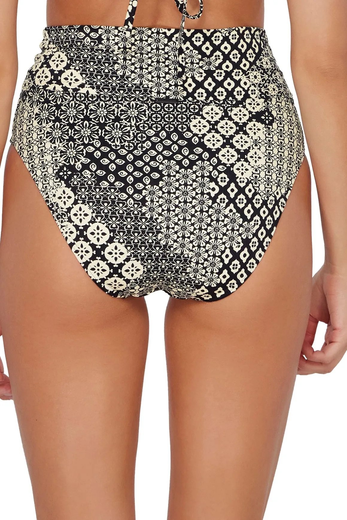 Sunsets Venice Seagrass Texture Hannah High Waist Bottom