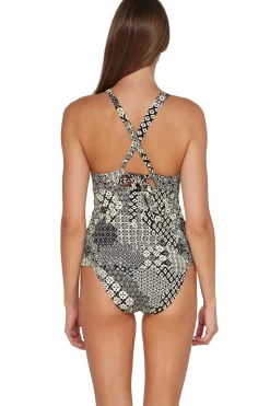 Sunsets Venice Seagrass Texture Mia Tankini Top