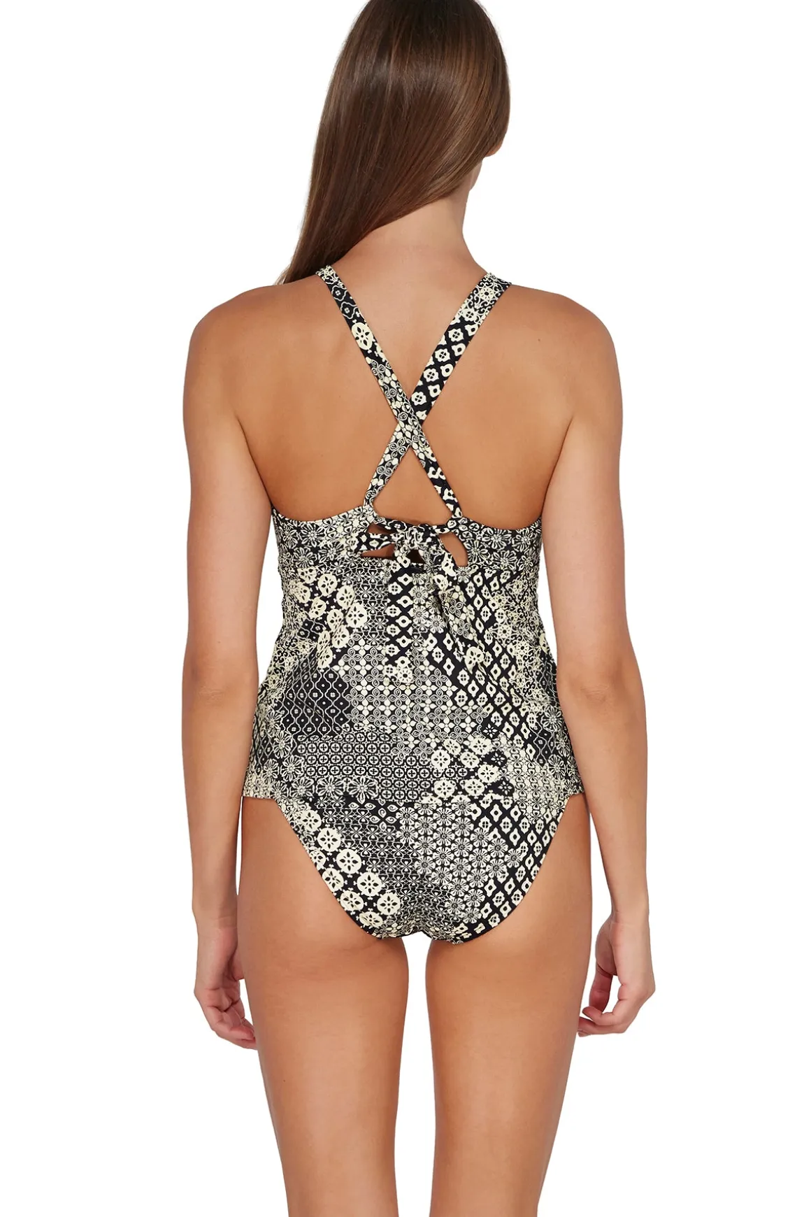 Sunsets Venice Seagrass Texture Mia Tankini Top