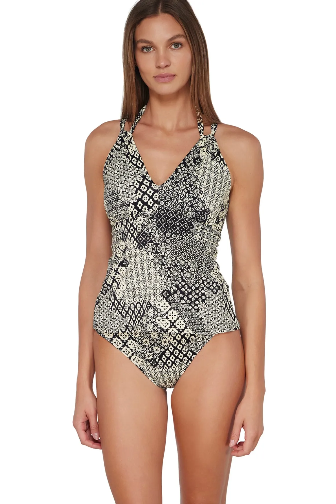 Sunsets Venice Seagrass Texture Mia Tankini Top