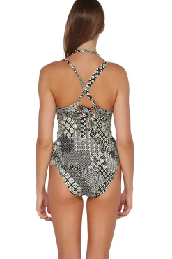 Sunsets Venice Seagrass Texture Mia Tankini Top