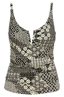 Sunsets Venice Seagrass Texture Zuri V-Wire Tankini Top