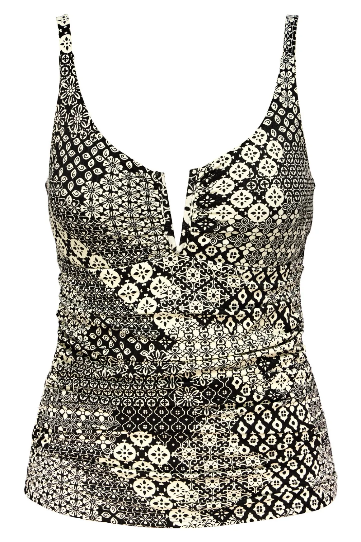 Sunsets Venice Seagrass Texture Zuri V-Wire Tankini Top