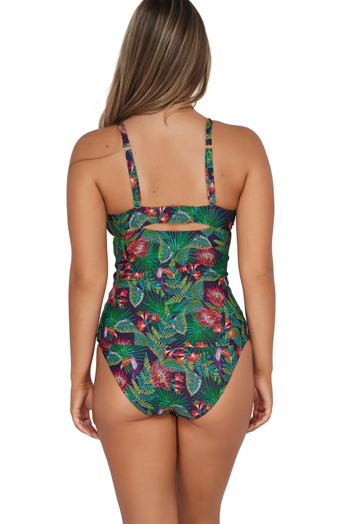Sunsets Welcome To Rio Serena Tankini Top