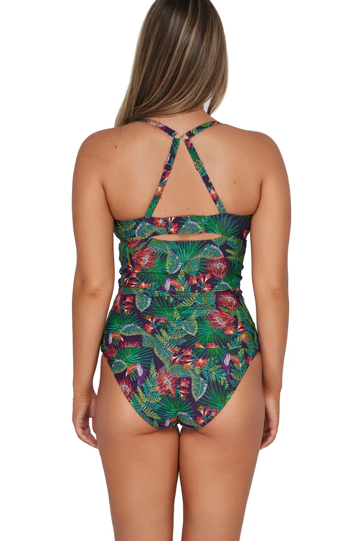 Sunsets Welcome To Rio Serena Tankini Top