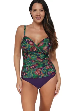Sunsets Welcome To Rio Serena Tankini Top