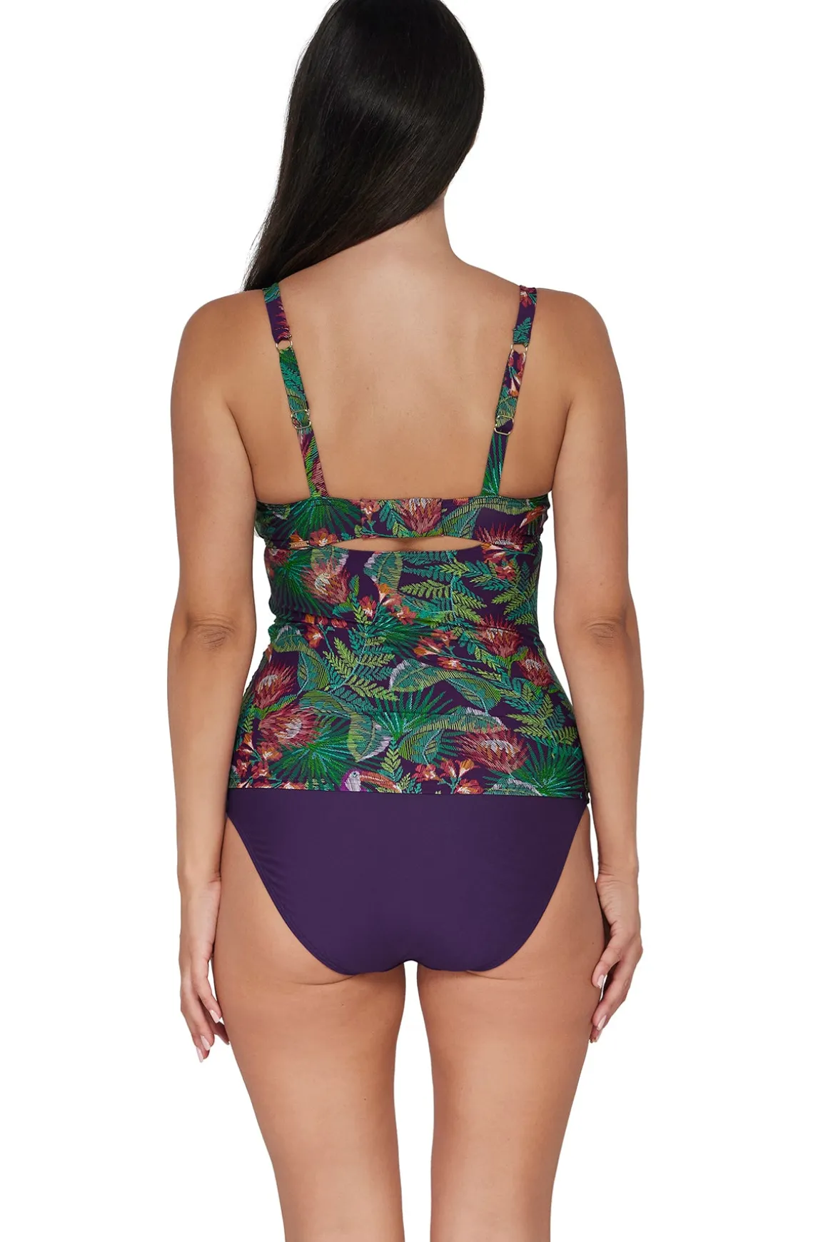 Sunsets Welcome To Rio Serena Tankini Top