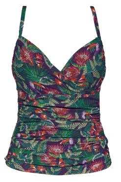 Sunsets Welcome To Rio Serena Tankini Top