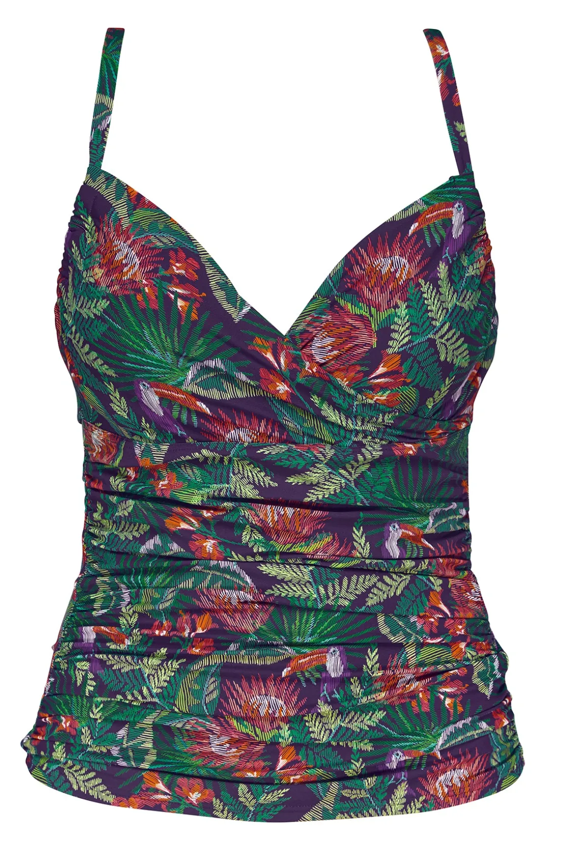 Sunsets Welcome To Rio Serena Tankini Top