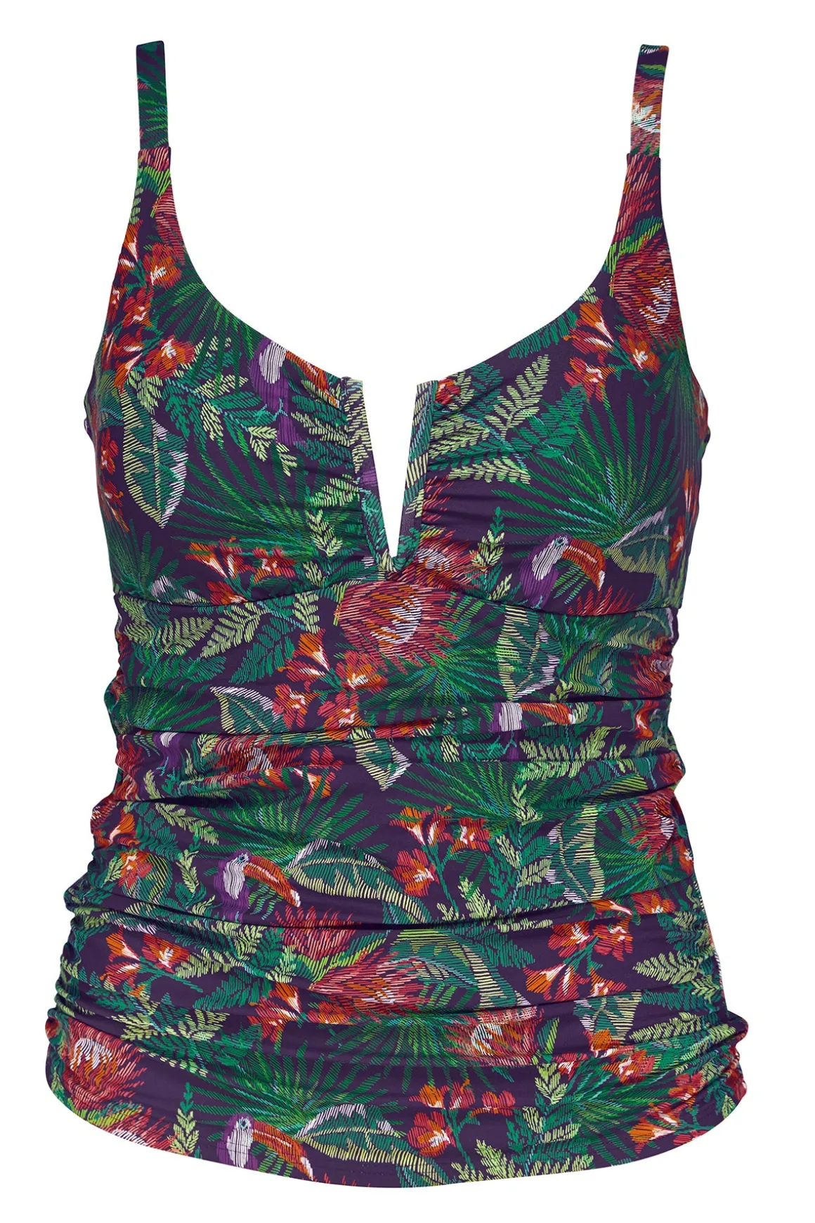 Sunsets Welcome To Rio Zuri V-Wire Tankini Top