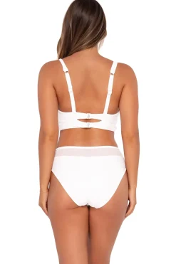 Sunsets White Lily Annie High Waist Bottom