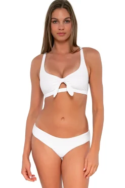 Sunsets White Lily Brandi Bralette Top
