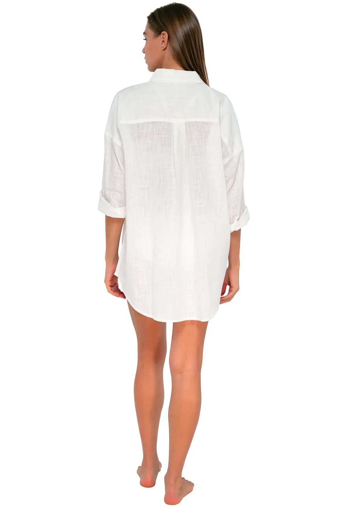 Sunsets White Lily Delilah Shirt