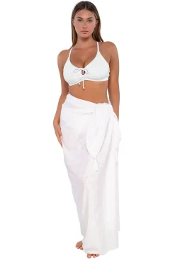 Sunsets White Lily Paradise Pareo